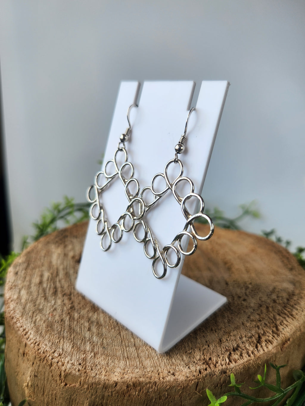 Loopty-loops Squared earrings