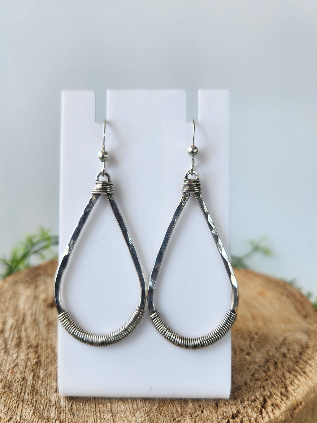 Wrapped Teardrop earrings