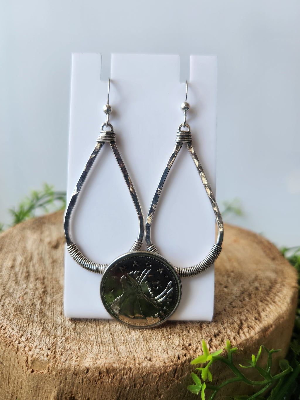 Wrapped Teardrop earrings