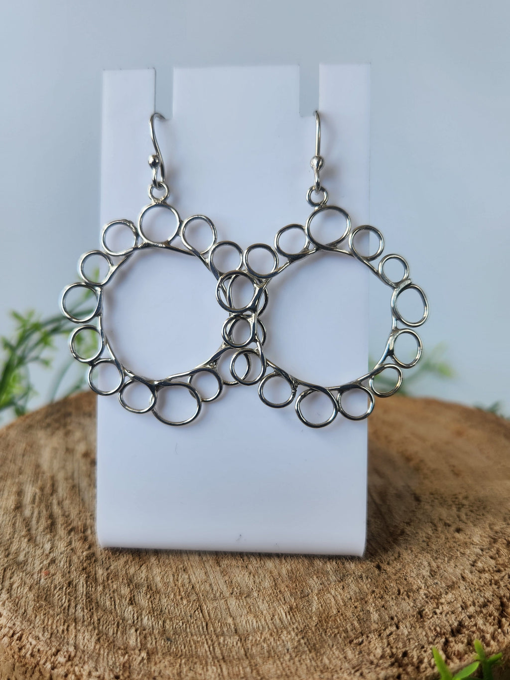 Loopty-loop Sunflower earrings